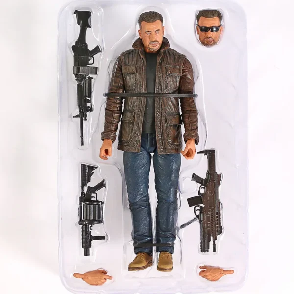 Terminator 2 T-800 Arnold Schwarzenegger PVC 18cm - Imagem 37