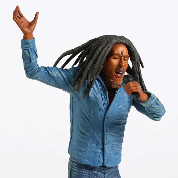 Estatua Cantor de Reggae Bob Marley PVC - Imagem 13