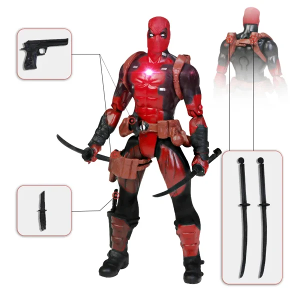 Deadpool Action Figure Anime Colecionável - Imagem 5