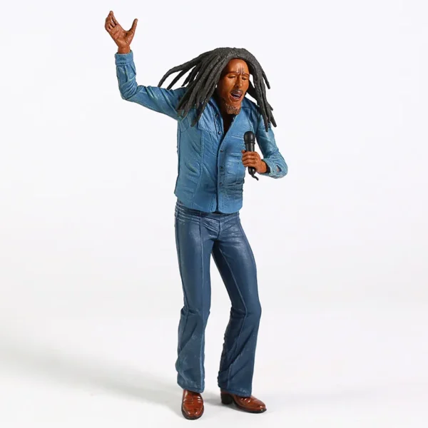 Estatua Cantor de Reggae Bob Marley PVC - Imagem 9