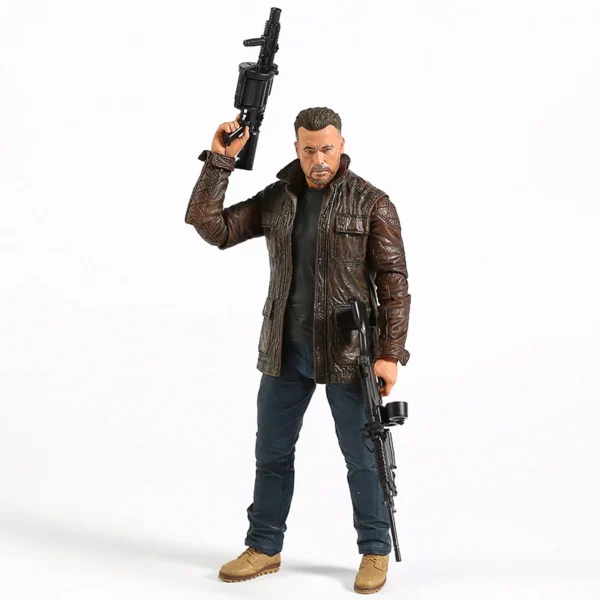 Terminator 2 T-800 Arnold Schwarzenegger PVC 18cm - Imagem 31