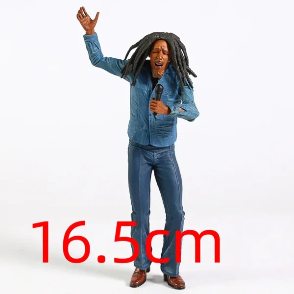 Estatua Cantor de Reggae Bob Marley PVC - Imagem 15