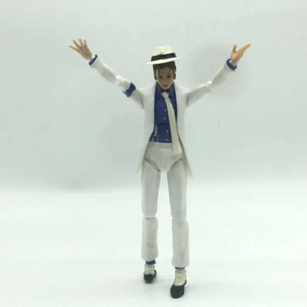 Michael Jackson Smooth Criminal Moonwalk Action Figure - Imagem 14