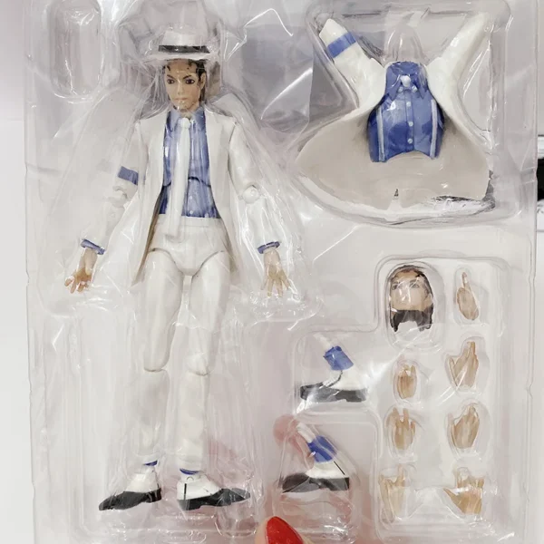 Michael Jackson Smooth Criminal Moonwalk Action Figure - Imagem 8