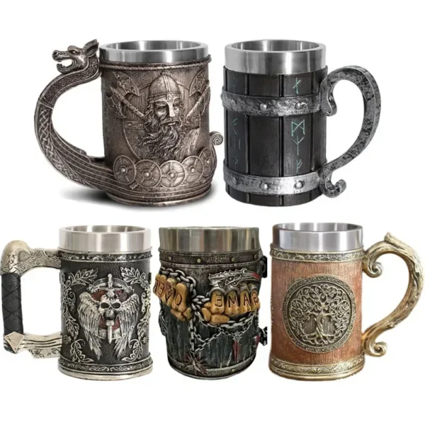 Canecas Guerreiros Vikings diversos 600ml