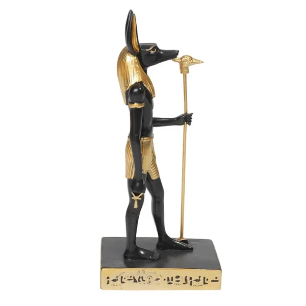 Deus Egípcio Anubis Resina para decoração - Imagem 4