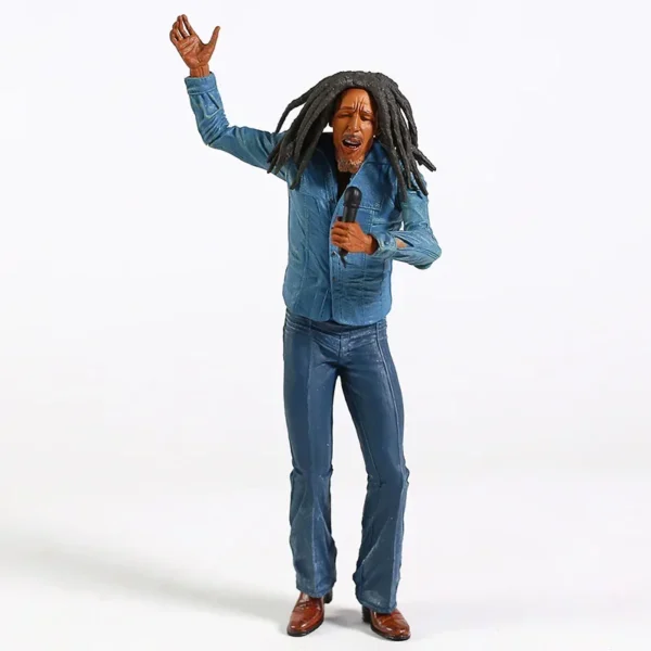 Estatua Cantor de Reggae Bob Marley PVC - Imagem 7