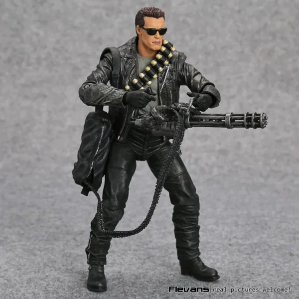 Terminator 2 T-800 Arnold Schwarzenegger PVC 18cm - Imagem 2