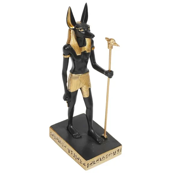 Deus Egípcio Anubis Resina para decoração - Imagem 2