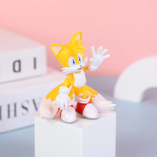 Sonic Action Figure Shadow Knuckles Tails Amy - Imagem 11