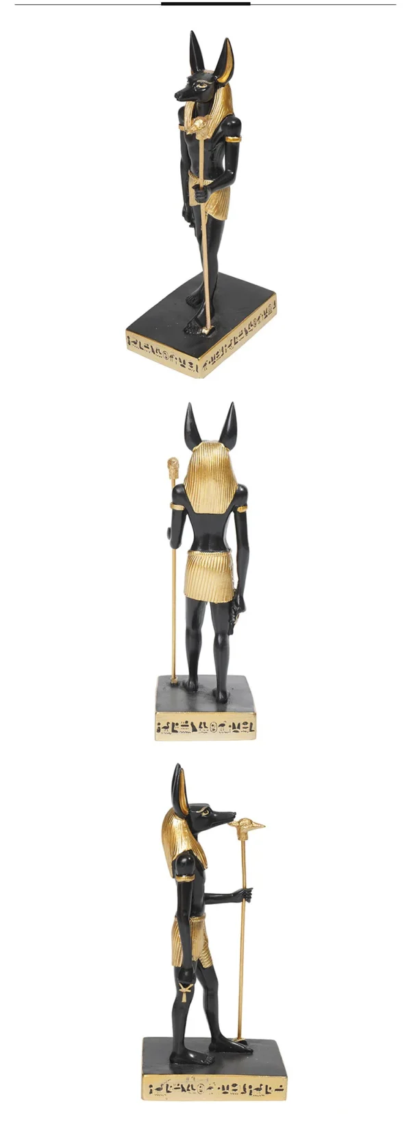 Deus Egípcio Anubis Resina para decoração - Imagem 15