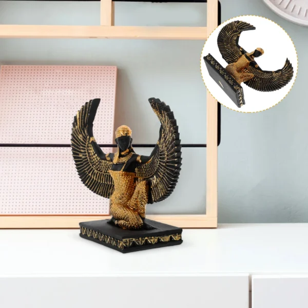 Estatua Deusa Egípcia Decorativa - Imagem 5