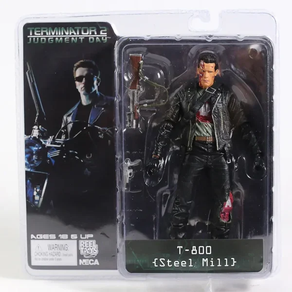 Terminator 2 T-800 Arnold Schwarzenegger PVC 18cm - Imagem 13