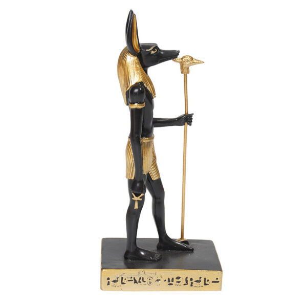 Deus Egípcio Anubis Resina para decoração - Imagem 10