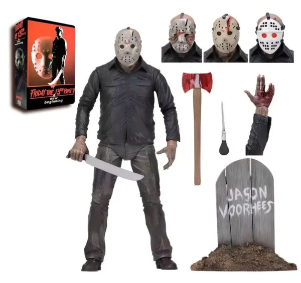 Jason Voorhees Action Figure Colecionavel - Imagem 7