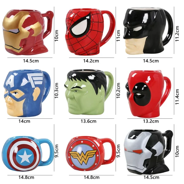 Caneca Vingadores 450-500ml - Imagem 2