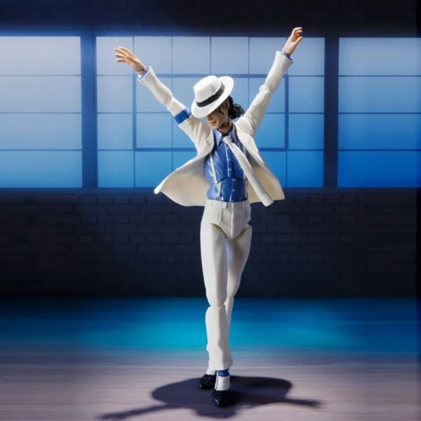 Michael Jackson Smooth Criminal Moonwalk Action Figure - Imagem 5