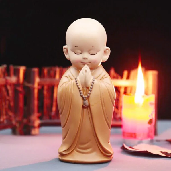 Estatua Pequeno Buda Deoração - Imagem 5