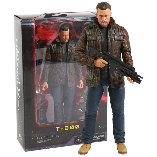 Terminator 2 T-800 Arnold Schwarzenegger PVC 18cm - Imagem 17