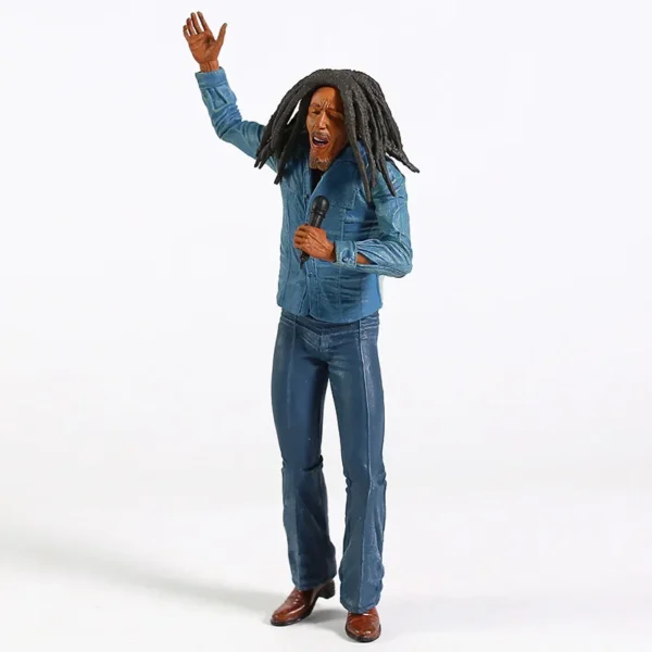 Estatua Cantor de Reggae Bob Marley PVC - Imagem 3
