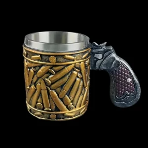 Caneca pistola AÇO INOXIDÁVEL