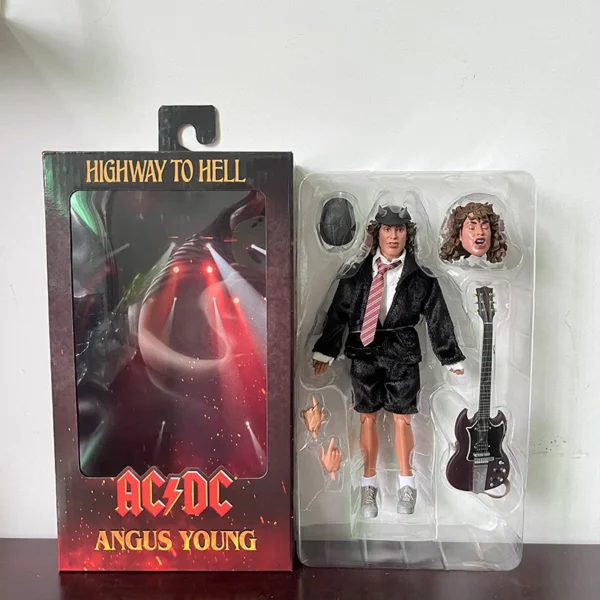 Angus Young - Bon Scott Action Boneco Colecionável - Imagem 8