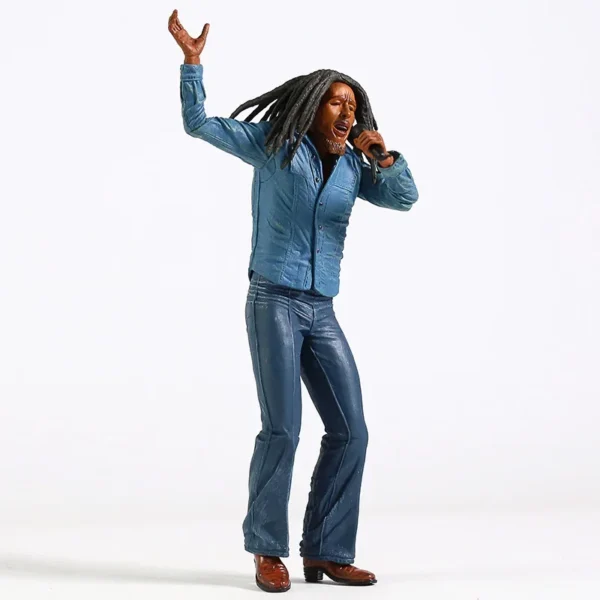 Estatua Cantor de Reggae Bob Marley PVC - Imagem 5