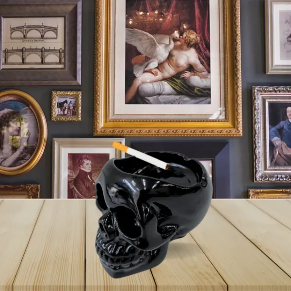 Cinzeiro de caveira decorativo - Imagem 4