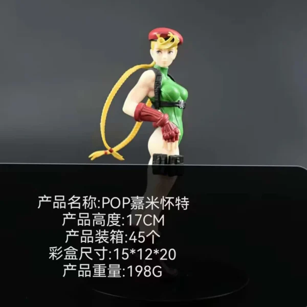 Cammy Street Fighter 17cm Colecionável - Imagem 10