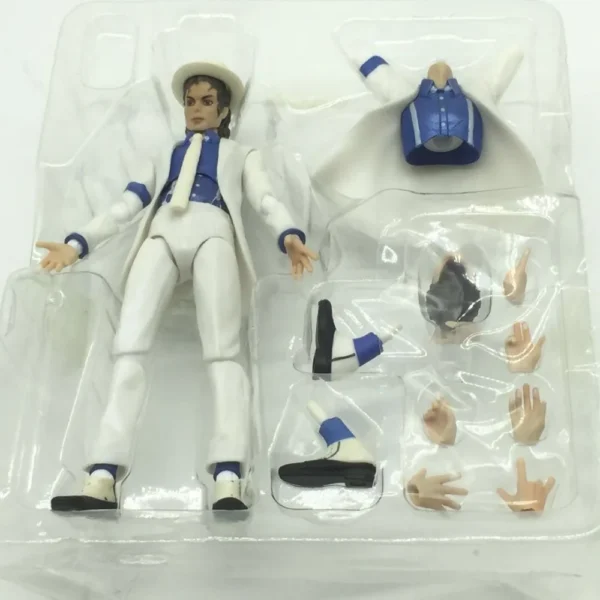 Michael Jackson Smooth Criminal Moonwalk Action Figure - Imagem 9