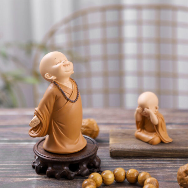 Estatua Pequeno Buda Deoração - Imagem 16