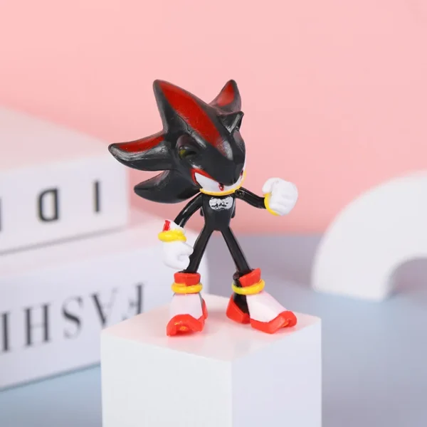 Sonic Action Figure Shadow Knuckles Tails Amy - Imagem 12