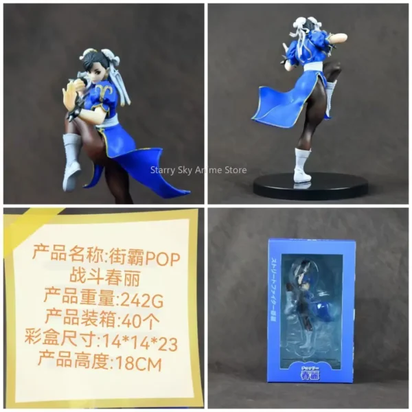 Chun-Li Street Fighter 17cm Colecionável - Imagem 8