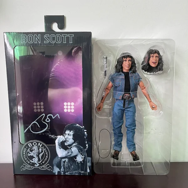 Angus Young - Bon Scott Action Boneco Colecionável - Imagem 7