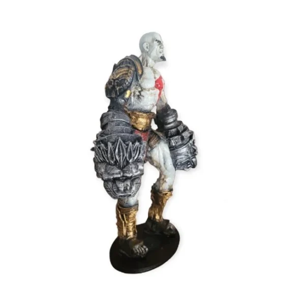 Boneco Colecionável Estátua Kratos God of War Resina - Imagem 3