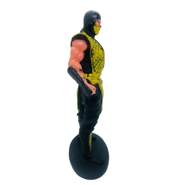 Boneco Scorpion Mortal Kombat Clássico Ninja - Imagem 2